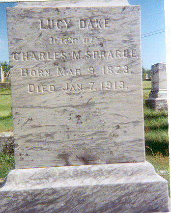 Lucy Dake Tombstone