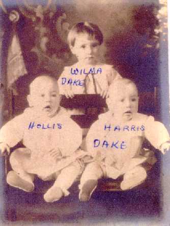 Wilma and brothers Hollis and Harris